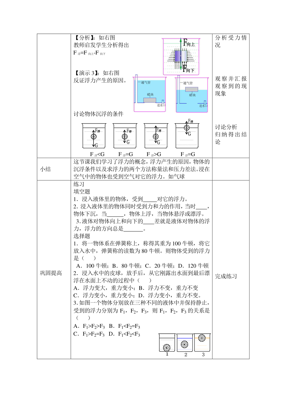 人教版物理八年级下册10.1浮力-教案(7).doc_第2页