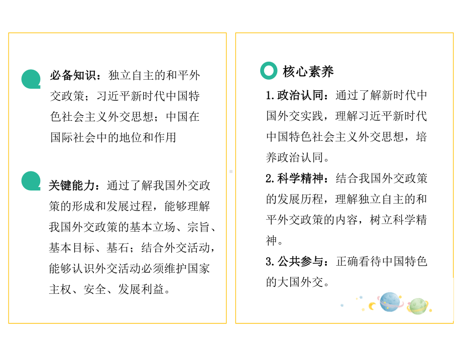 （2021新）统编版高中政治选修一当代国际政治与经济：5.1 中国外交政策的形成与发展 ppt课件.pptx_第2页