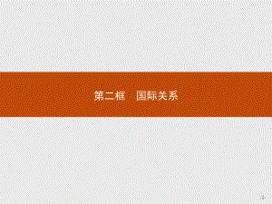 （2021新）统编版高中政治选修一第三课 第二框 国际关系 ppt课件.pptx