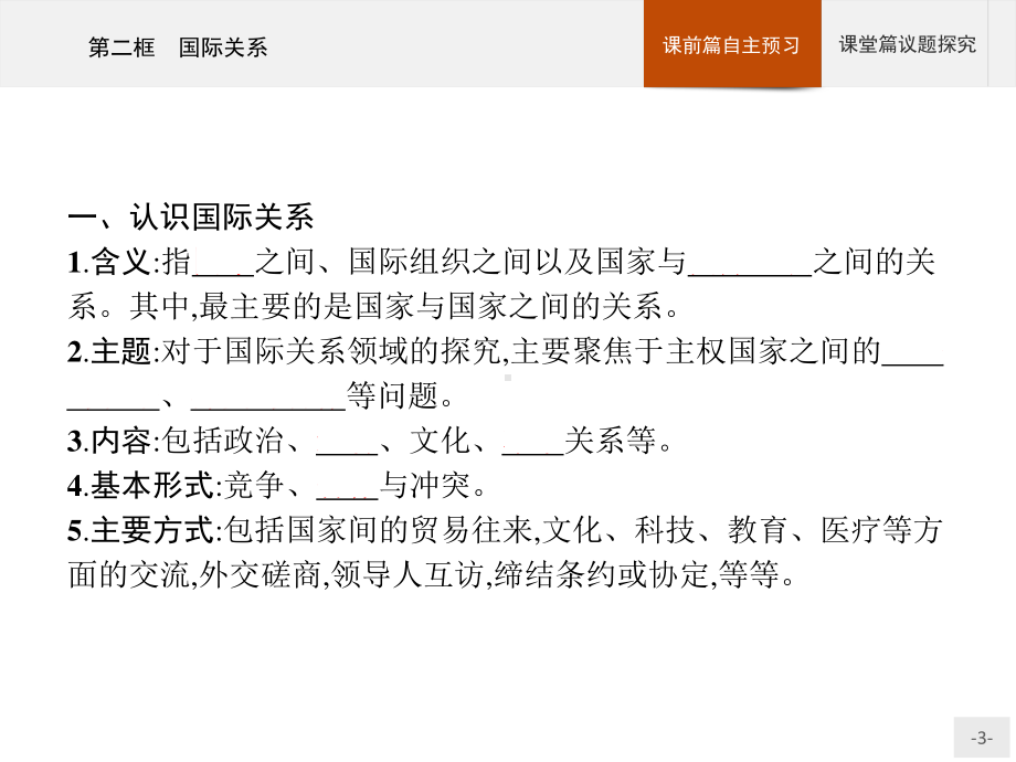 （2021新）统编版高中政治选修一第三课 第二框 国际关系 ppt课件.pptx_第3页