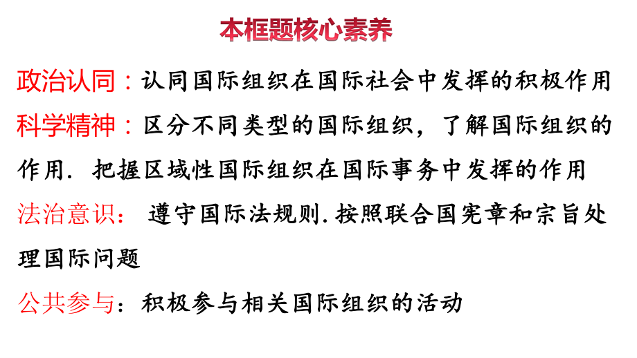 （2021新）统编版高中政治选修一8.1 日益重要的国际组织 ppt课件.ppt_第2页