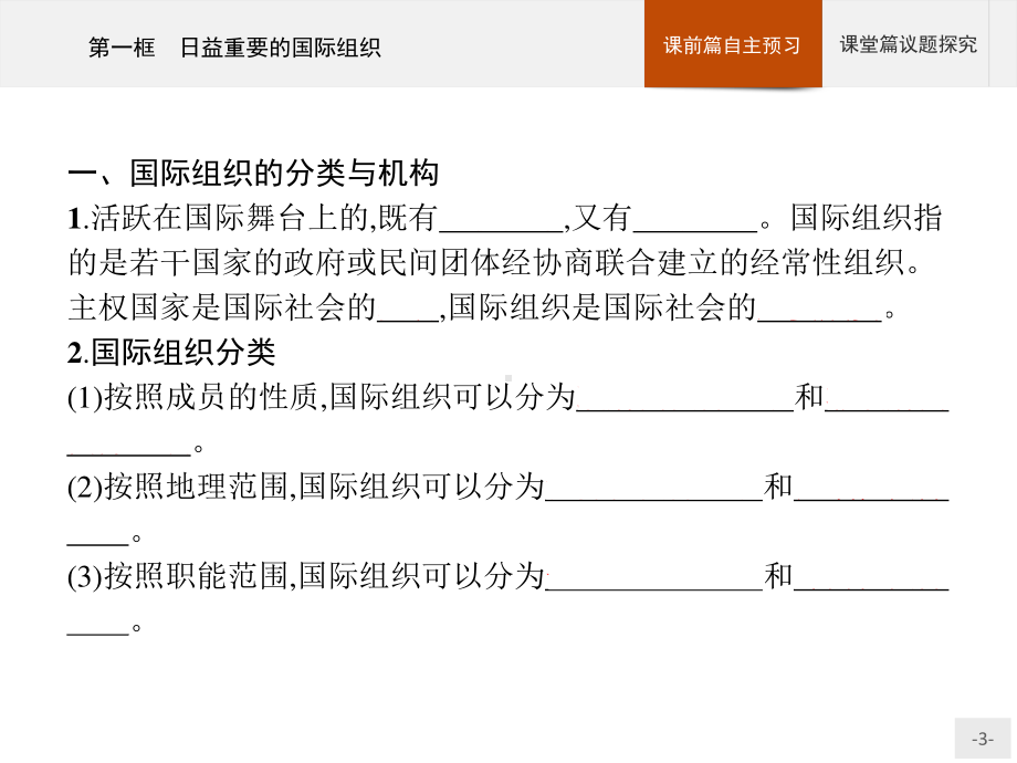 （2021新）统编版高中政治选修一第八课 第一框 日益重要的国际组织 ppt课件.pptx_第3页