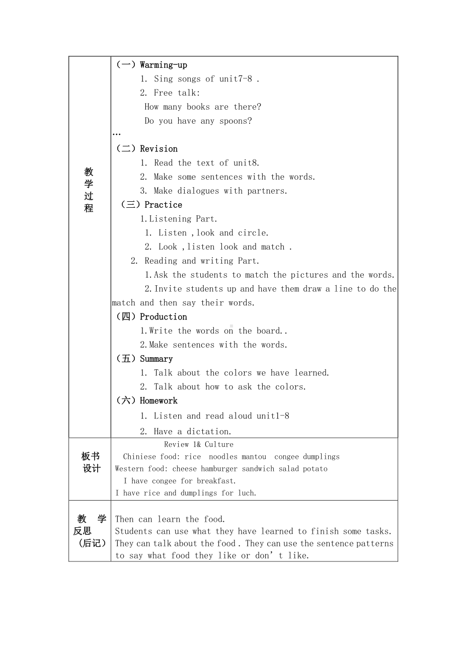 接力版五年级下册英语Lesson 2 I like dancing.-教案、教学设计--(配套课件编号：20eb7).doc_第3页