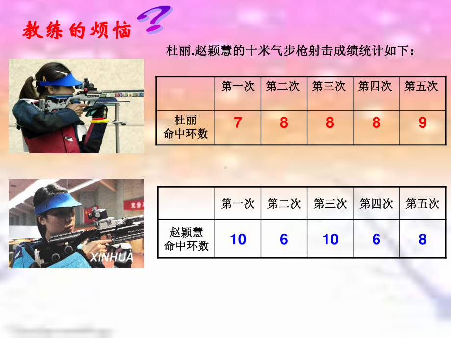 人教版八年级数学（下册）20.2数据的波动程度教学课件(1).ppt_第3页