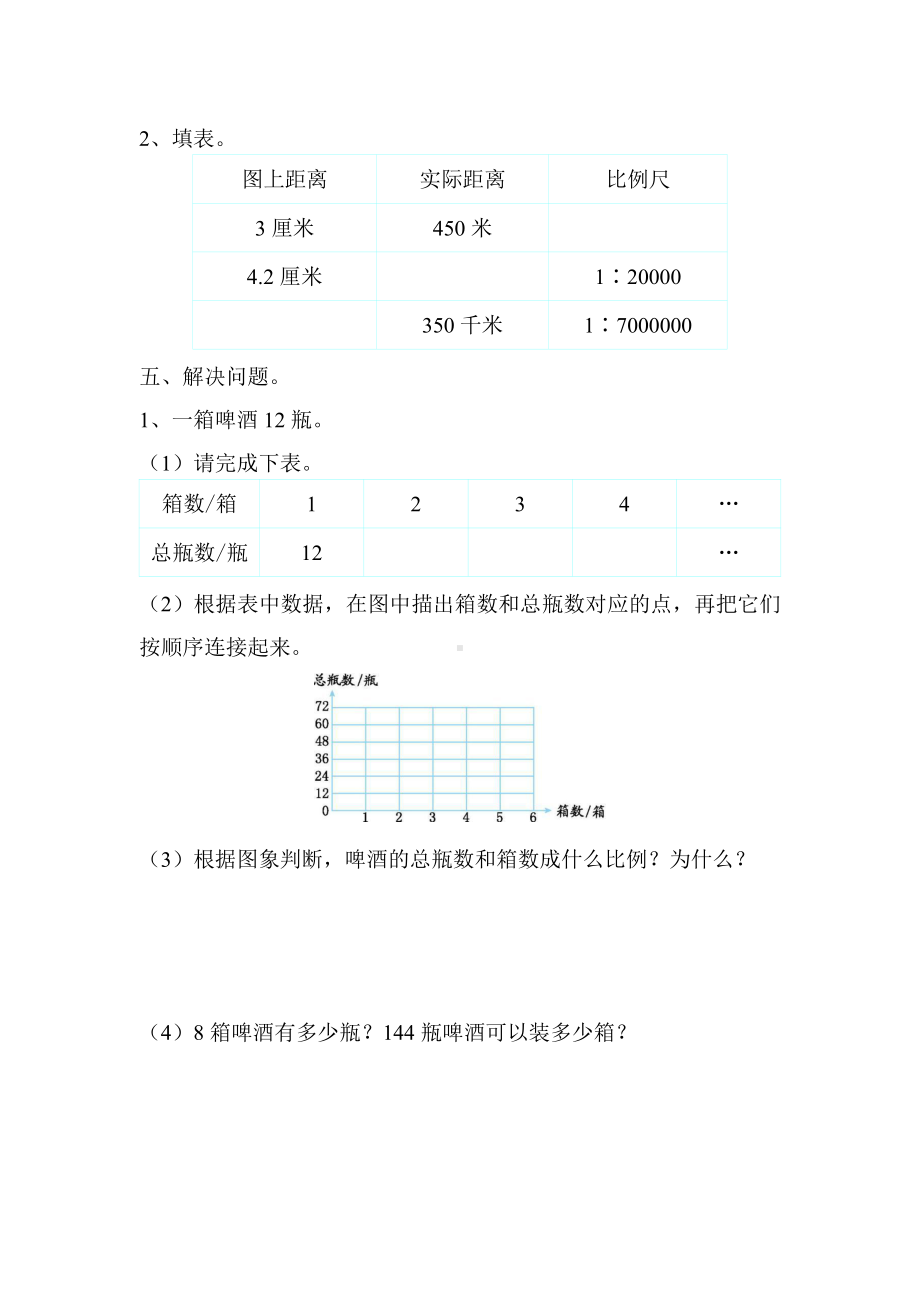 人教版数学六年级下册第四单元测试题(含答案).doc_第3页