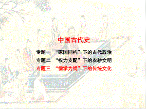 2021届高考历史二轮复习 课件：专题三 “儒学为纲”下的传统文化（三）文学艺术（命题点详解+针对性训练）43张.pptx