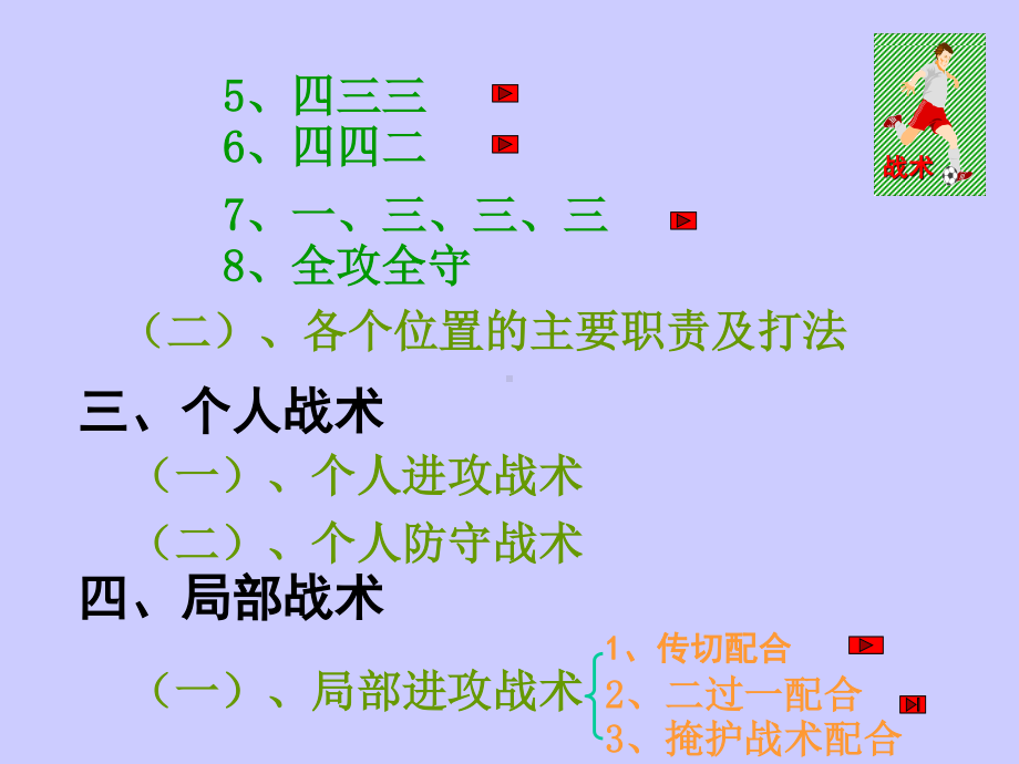 2020-2021学年人教版八年级体育全一册-第3章足球足球基本战术-课件.ppt_第3页