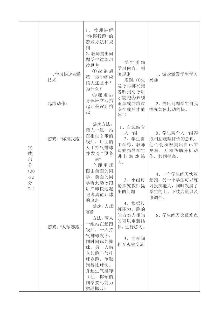 2020-2021学年人教版八年级体育全一册：第2章 田径立定跳远-教案.doc_第2页