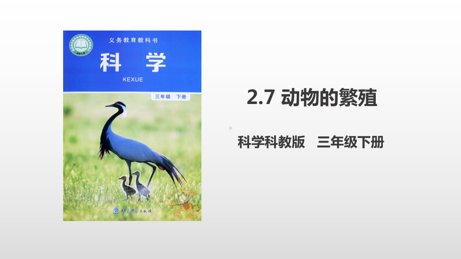 2021新教科版三年级下册科学12.7动物的繁殖ppt课件.pptx_第1页