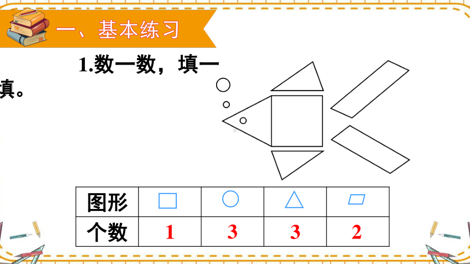 人教部编版一年级数学下册《第3单元分类与整理练习课》优质PPT公开课件.pptx_第2页