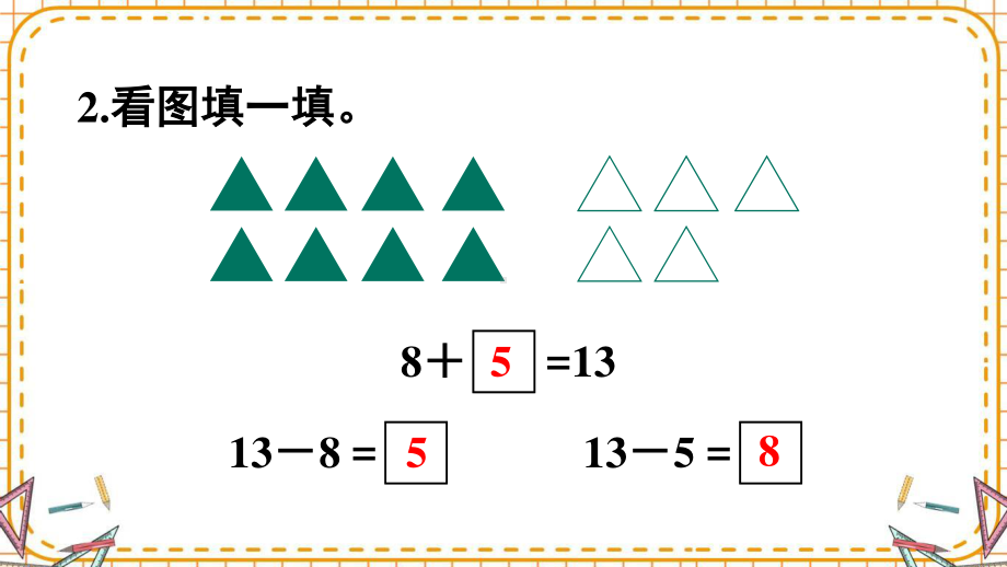 人教部编版一年级数学下册《第2单元第4课时 十几减7、6》优质PPT公开课件.pptx_第3页