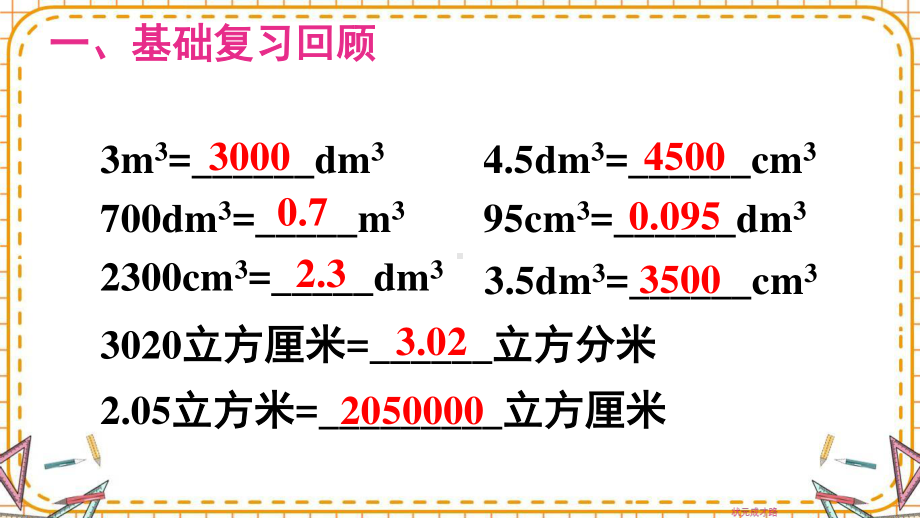 人教部编版五年级数学下册《第3单元长方体和正方体3.5 体积单位间的进率（2）》精品PPT优质课件.pptx_第2页