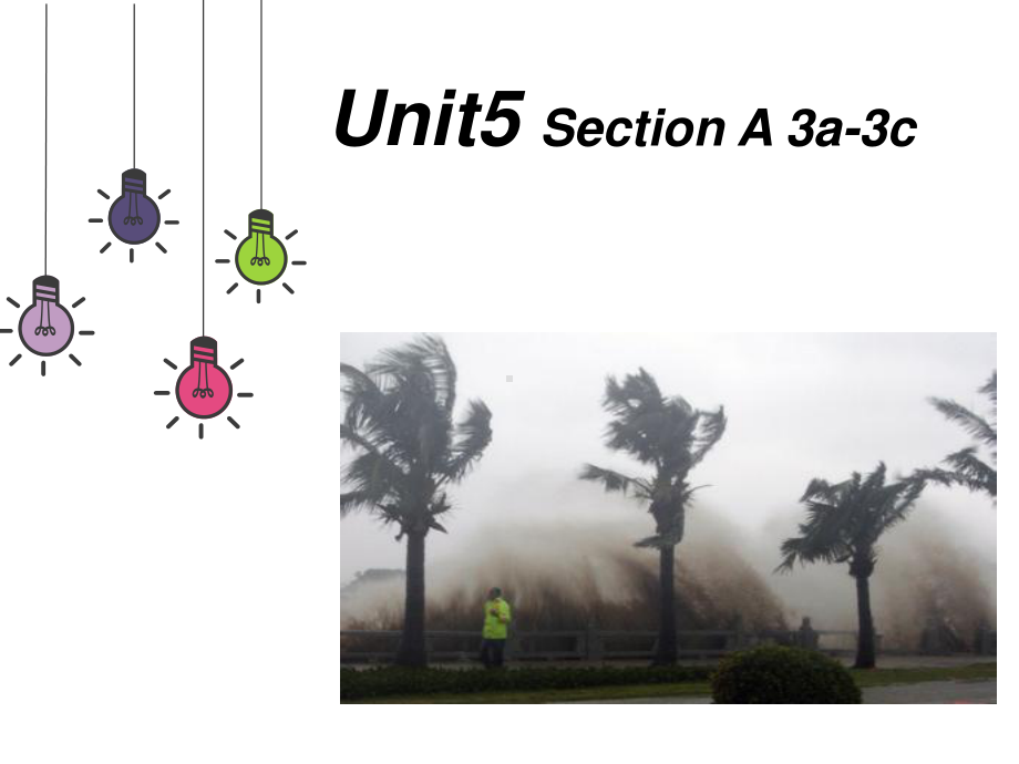 2021年春人教版英语 八年级下册Unit5 What were you doing when the rainstorm came SectionA 3a-3c阅读课课件.pptx_第1页