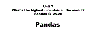 2021年春人教版英语八年级下册 Unit 7 What's the highest mountain in the world- SectionB 2a-2c 课件.pptx