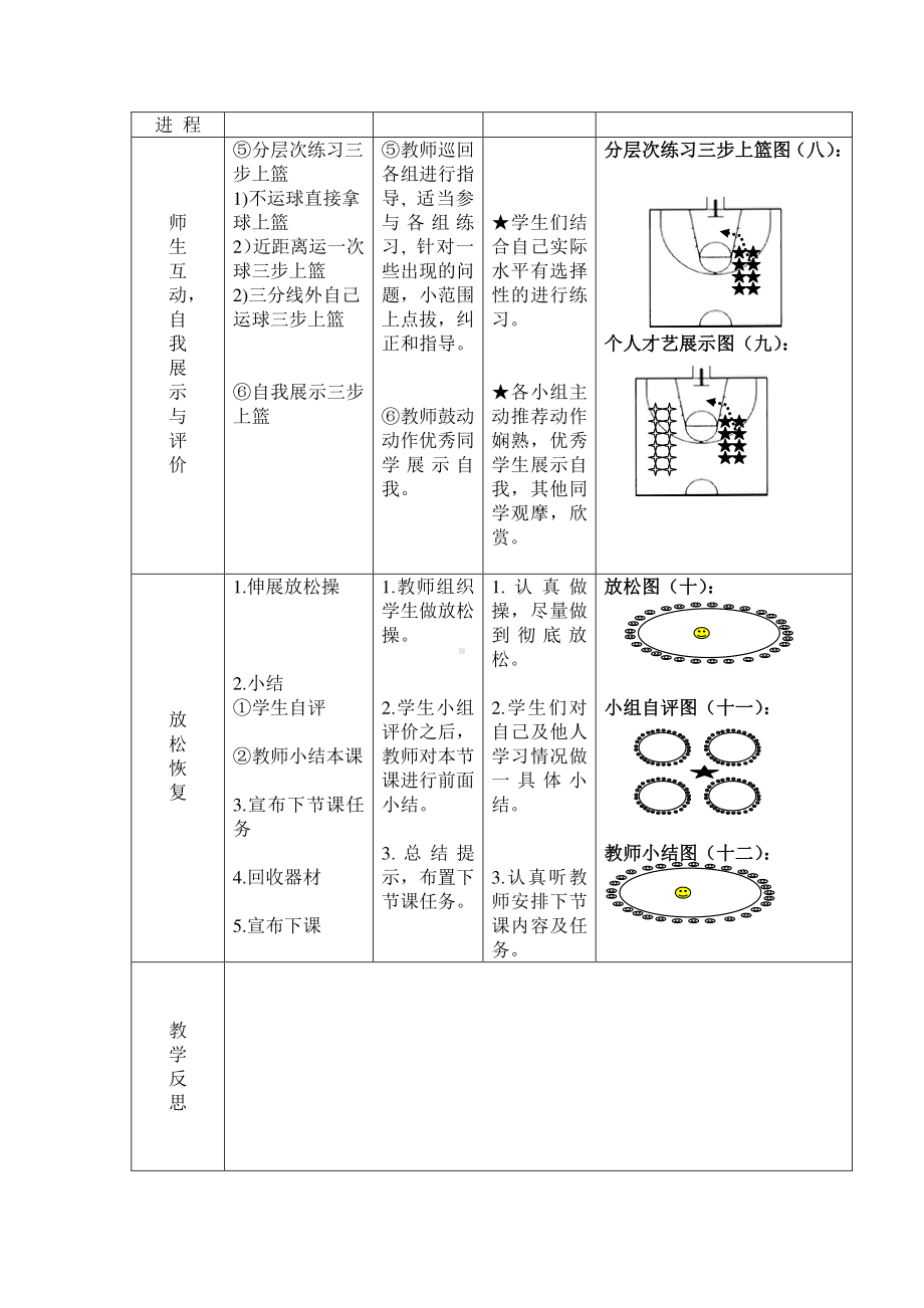 2020-2021学年人教版体育八年级去一册-第4章篮球 三步上篮-教案.doc_第3页