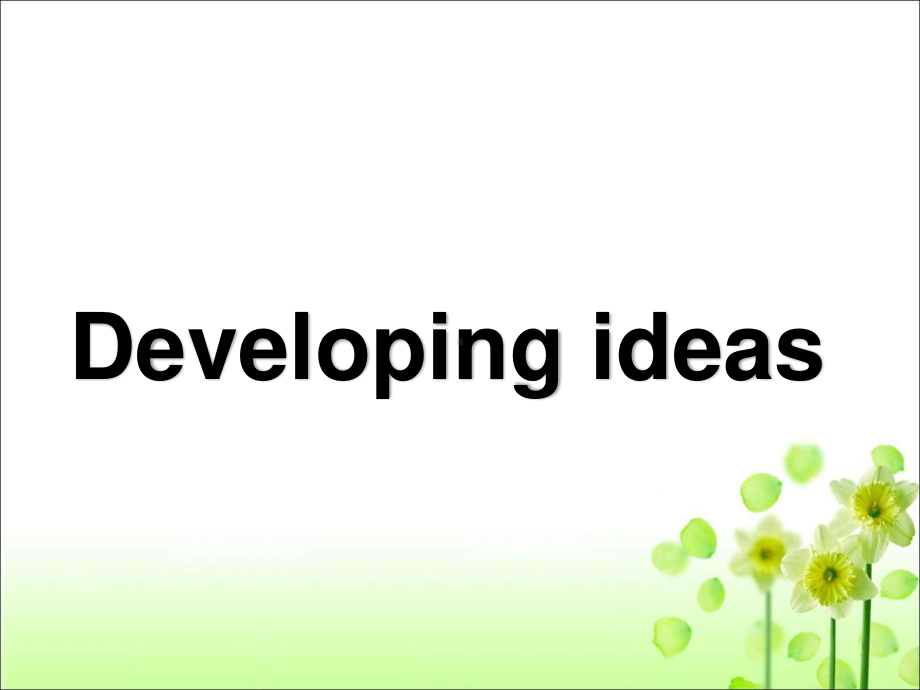 2021版外研版必修二英语Unit1 Developing ideas ppt课件.ppt_第2页