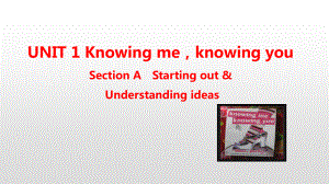 2021版外研版必修三英语Unit 1 Knowing me, knowing you Section A ppt课件.pptx