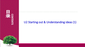 2021版外研版必修一英语Unit2 Starting out & Understanding ideas (1) ppt课件.pptx