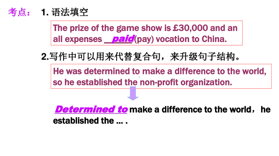 2021版外研版必修二英语语法复习 高中语法非谓语动词ppt课件.ppt_第3页