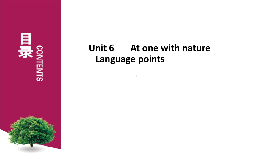 2021版外研版必修一英语Unit 6 language points ppt课件.pptx_第1页