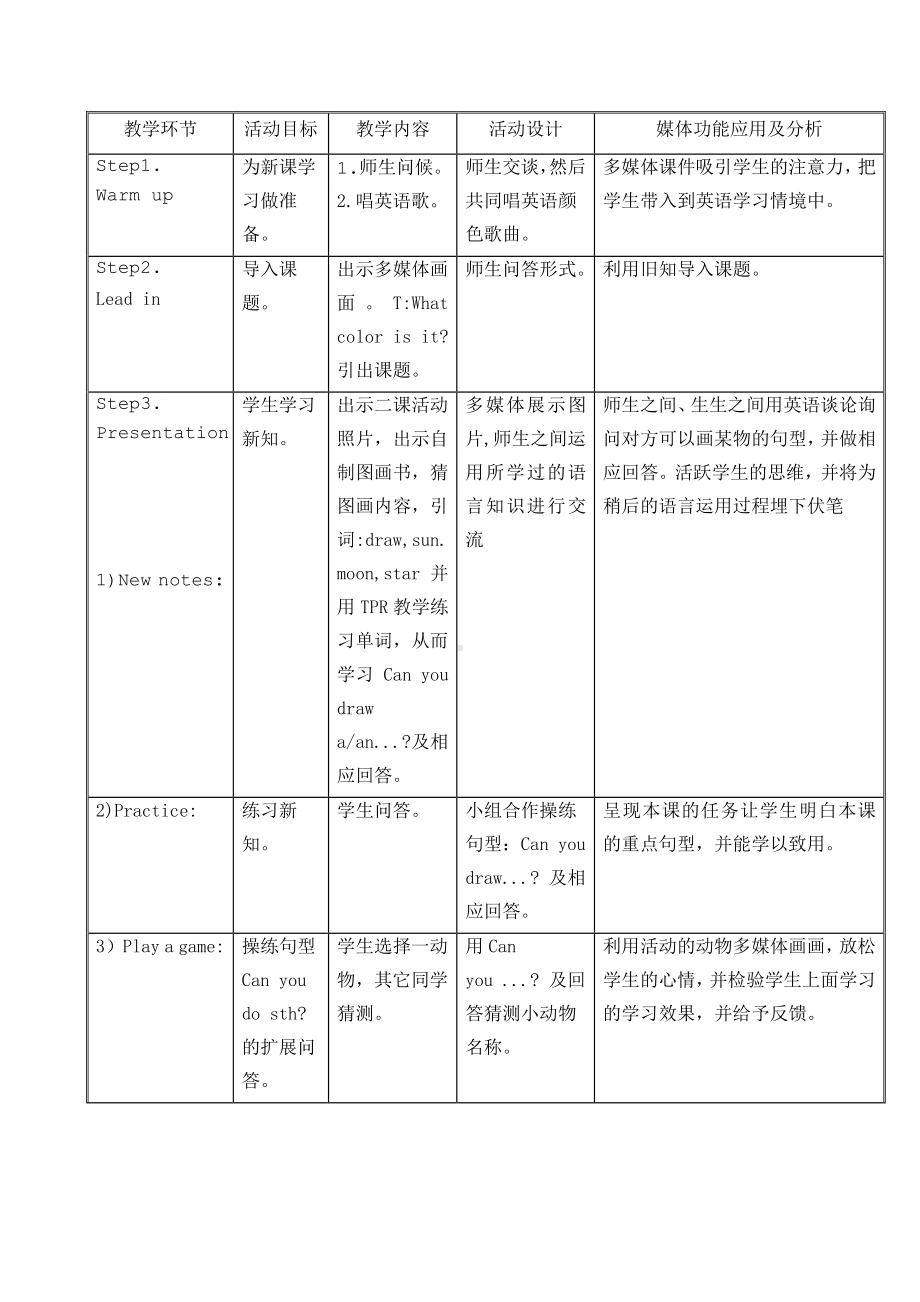 教科EEC版三下-Unit4 It's Red-Class 2Textbook p.29-教案、教学设计--(配套课件编号：40242).doc_第1页