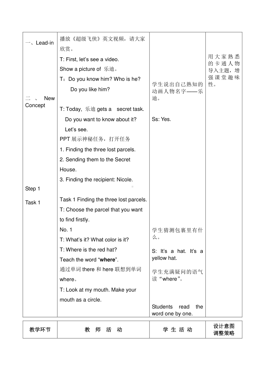 教科EEC版三下-Unit7 Where's Wangwang -Class 3Textbook p.54－56-教案、教学设计--(配套课件编号：b044d).docx_第2页