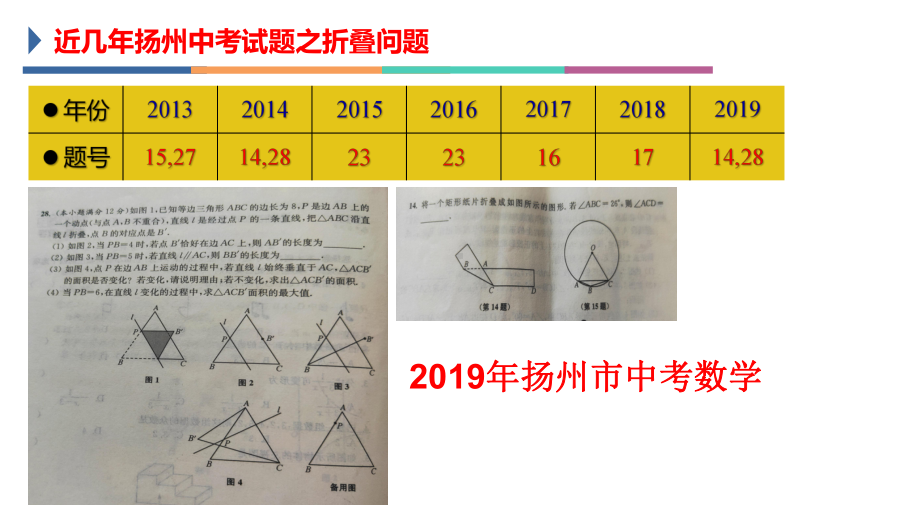 苏科版初三数学下学期《矩形折叠问题》课件.pptx_第2页