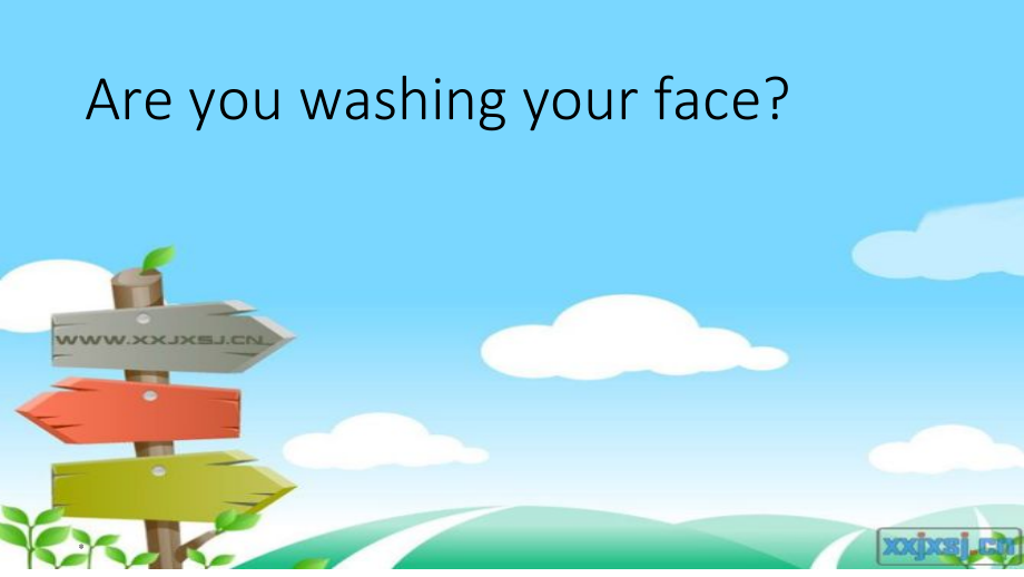 科普版四年级下册Lesson 10Are you washing your face -ppt课件-(含教案+素材)-公开课-(编号：b06be).zip