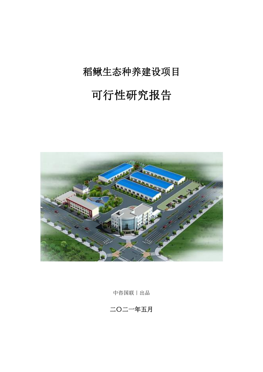 稻鳅生态种养建设项目可行性研究报告.doc_第1页