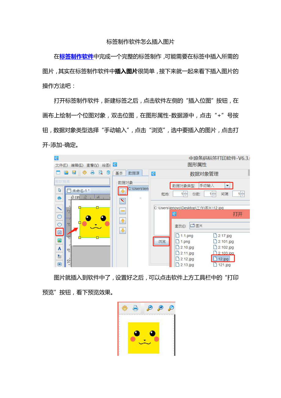 标签制作软件怎么插入图片.doc_第1页