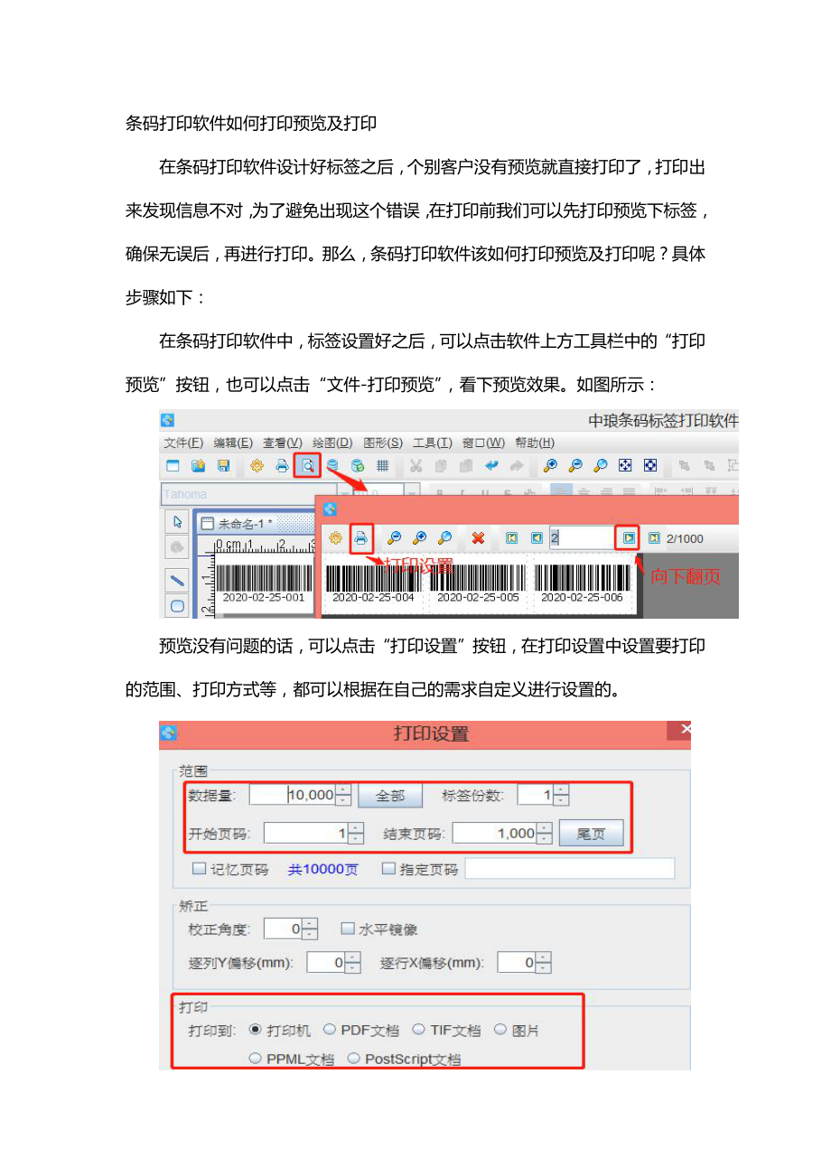 条码打印软件如何打印预览及打印.doc_第1页