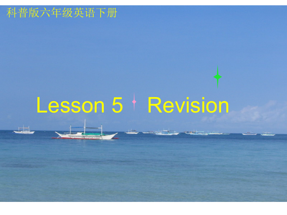 科普版六年级下册-Lesson 5 Revision-ppt课件-(含教案)--(编号：005f9).zip