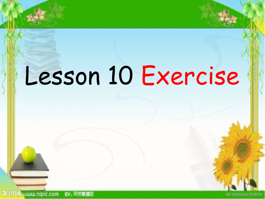 冀教版（三起）六下-Unit 2 Good Health to You!-Lesson 10 Exercise-ppt课件-(含教案+视频+素材)-公开课-(编号：d08b2).zip