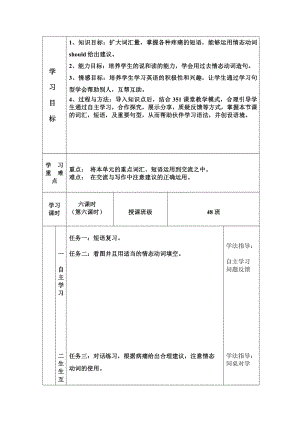 人教版八下-Unit 1 What's the matter -Section B 2a—3b Self check-教案、教学设计-市级优课-(配套课件编号：717c1).doc