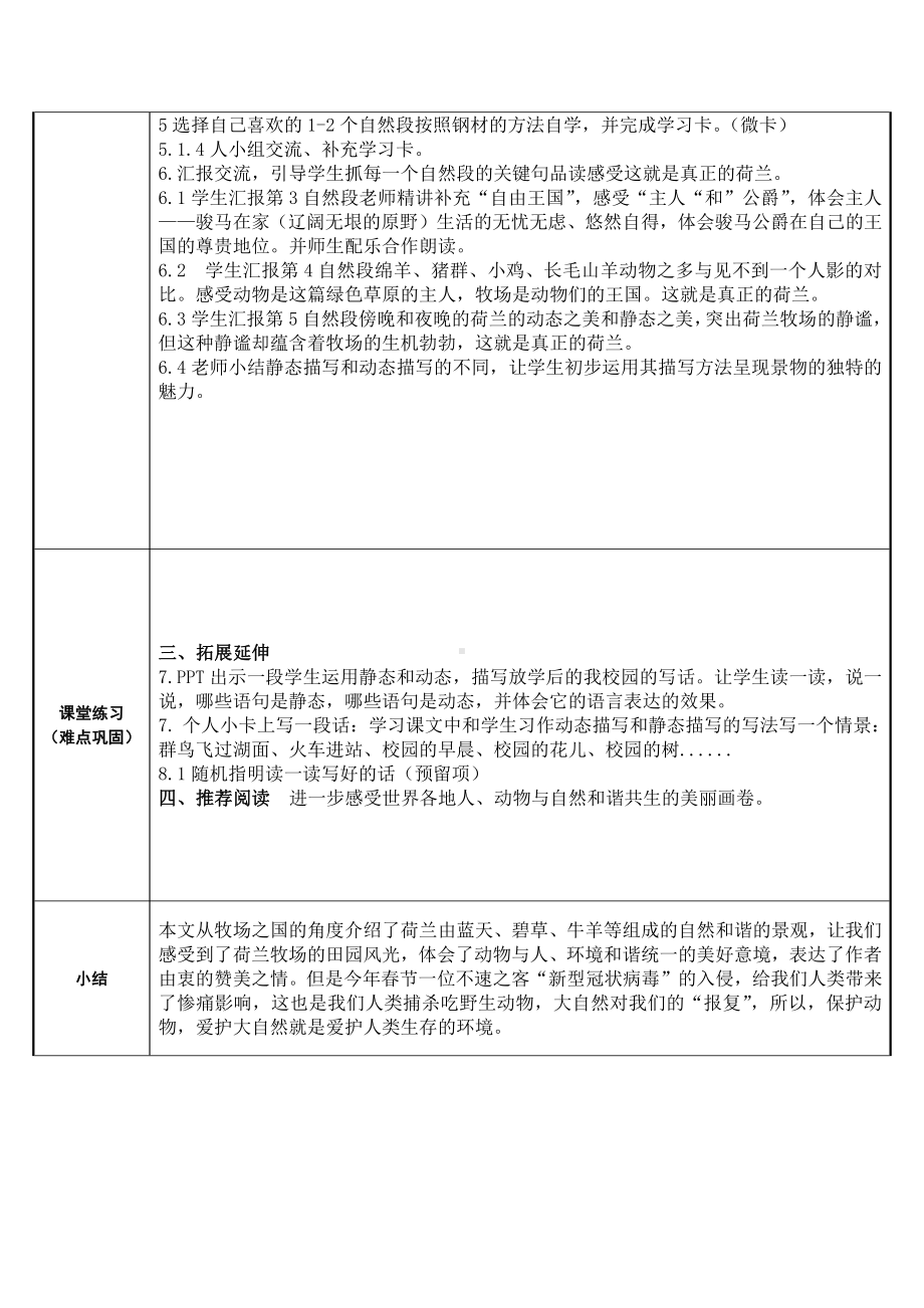 五年级语文下册教案-19 牧场之国12-部编版.docx_第2页