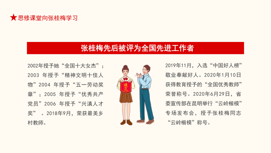 思修课堂向张桂梅学习全国先进工作者全国十佳师德标兵动态PPT模板下载.pptx_第3页