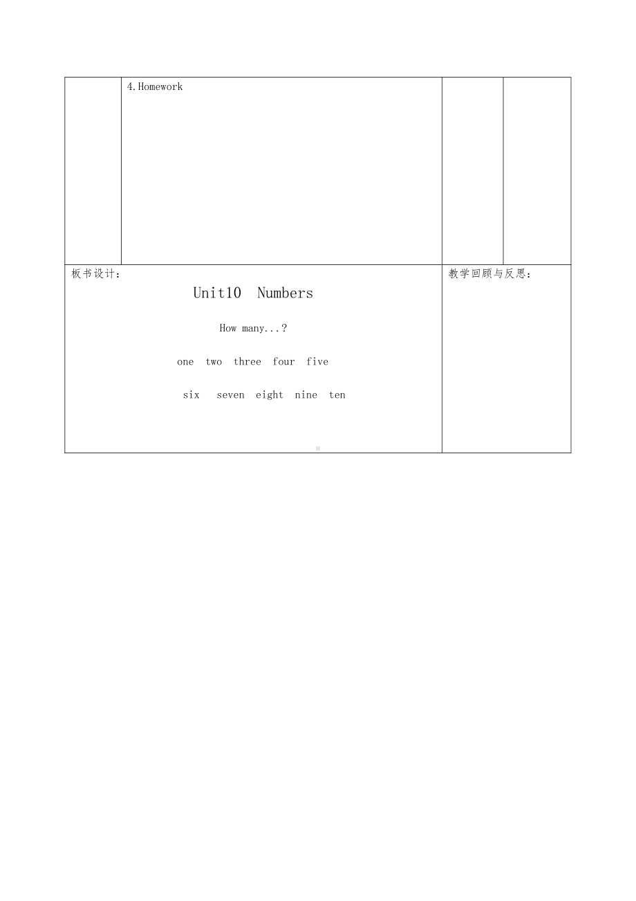 清华版一年级下册UNIT 1MY NUMBERS-Lesson 2-教案、教学设计--(配套课件编号：c0376).docx_第2页