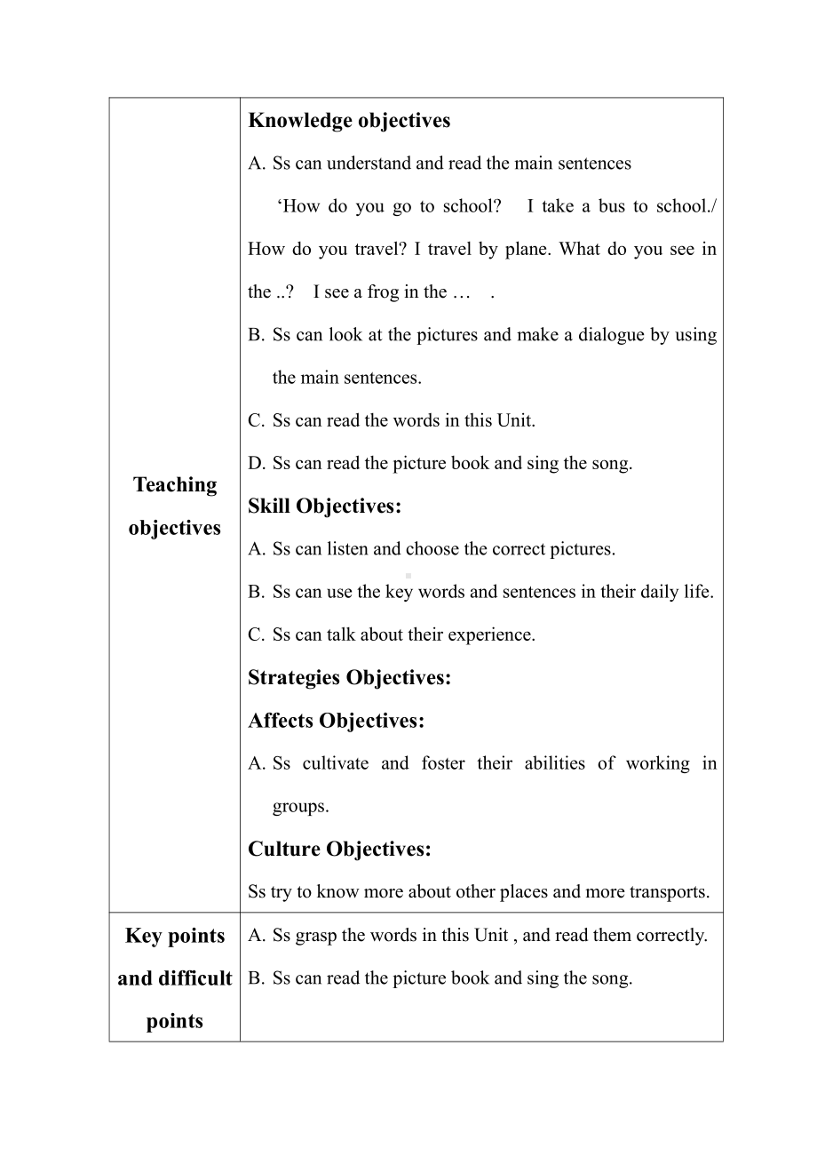 清华版一年级下册UNIT 3MEANS OF TRANSPORT-Lesson 21-教案、教学设计-部级优课-(配套课件编号：408b2).docx_第2页