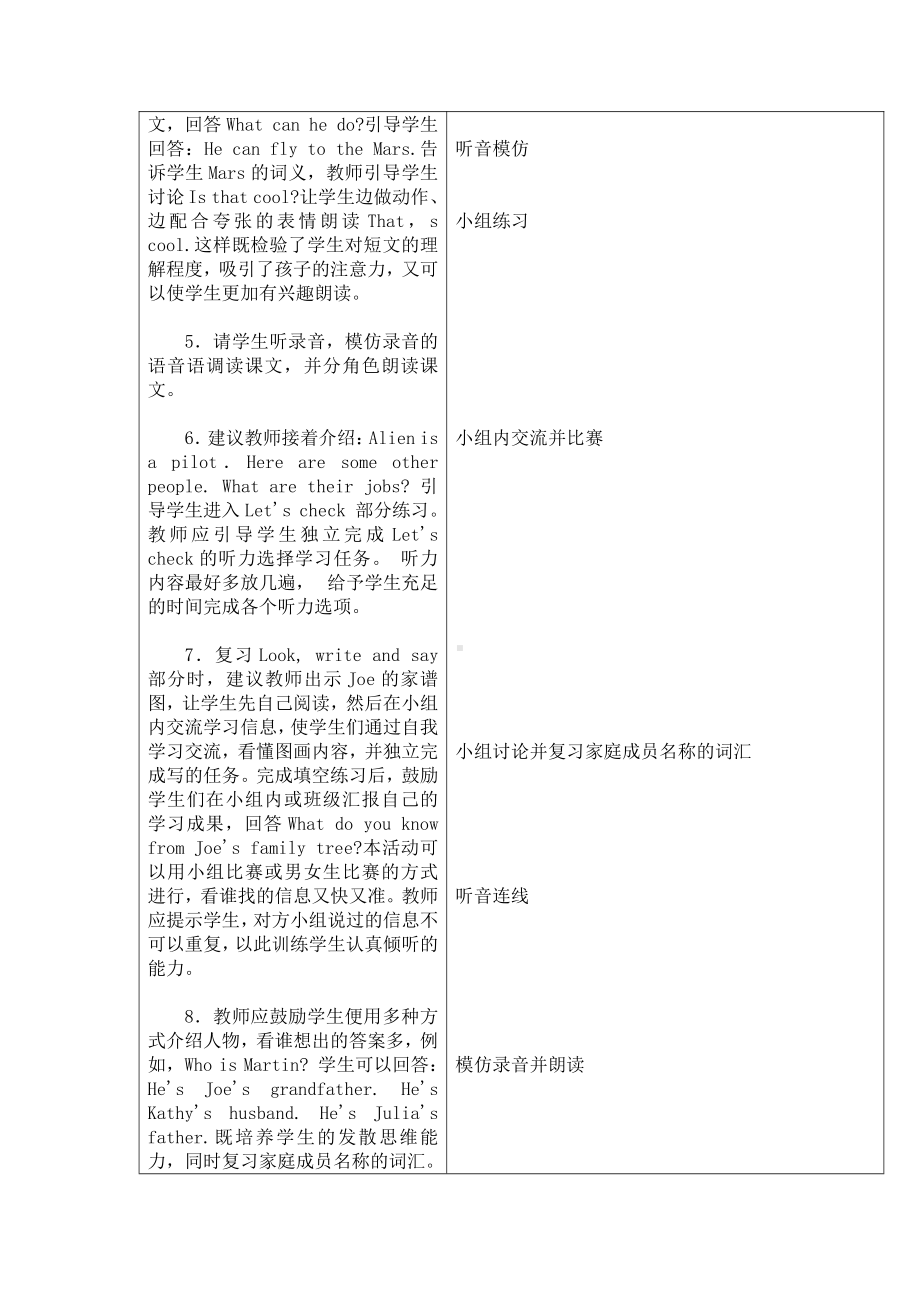 辽宁师大版四下英语Review 1-教案、教学设计--(配套课件编号：00de8).docx_第2页