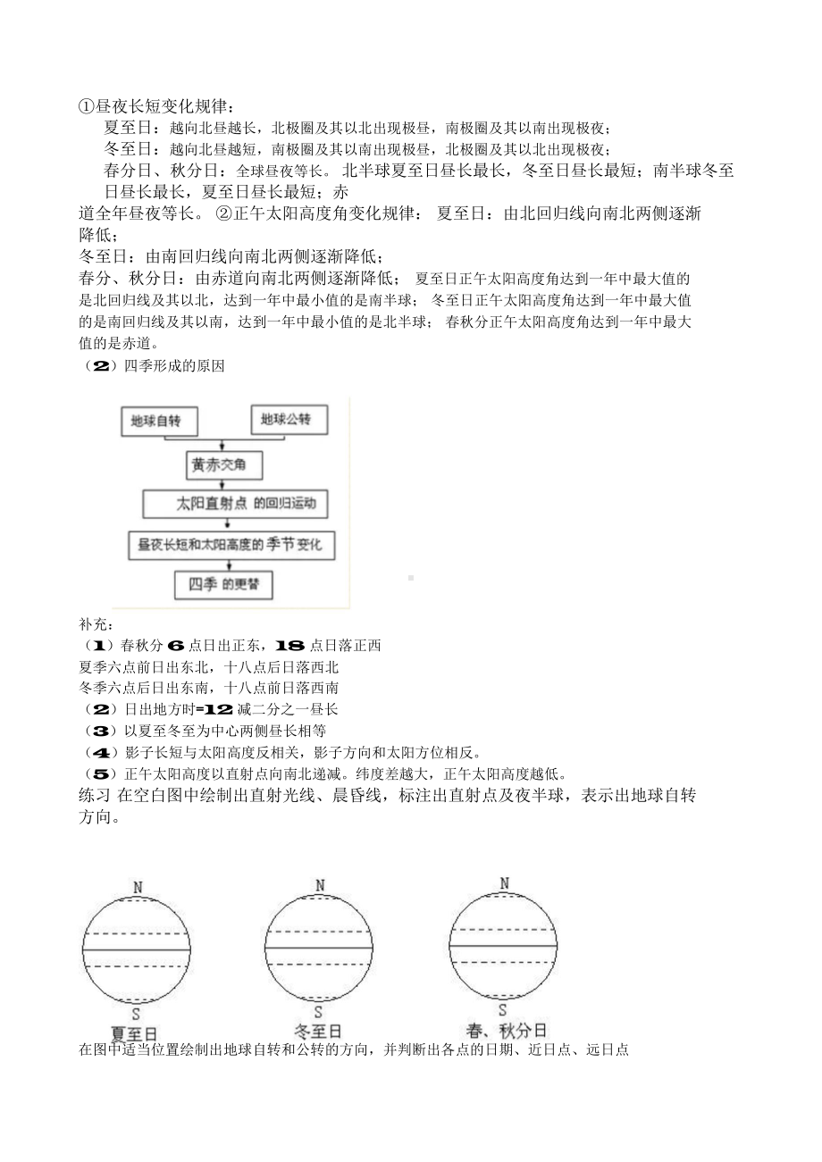 （高中精品资料）高中地理必修一知识点总结完整版.docx_第3页