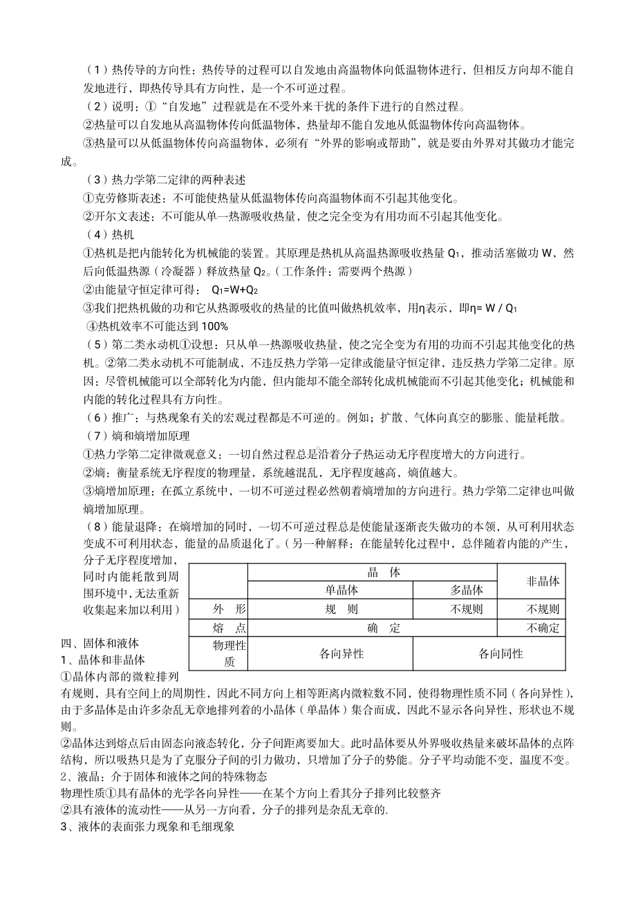 （高中精品资料）高中物理选修33知识总结.pdf_第3页