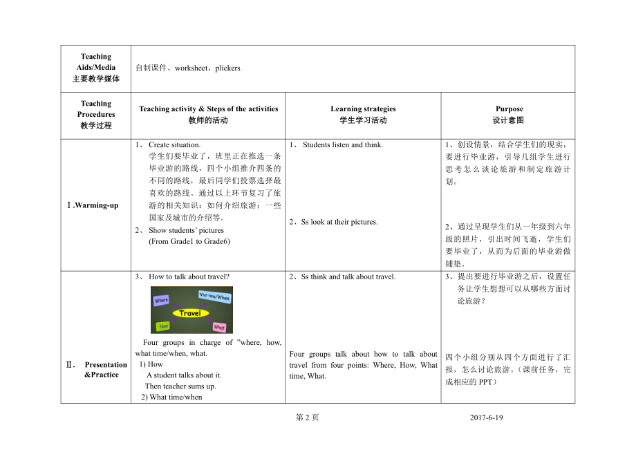 教科版（广州）六下Module 5 Travel abroad-Unit10 I can’t wait to see you-Fun with language-教案、教学设计--(配套课件编号：0161d).doc_第2页