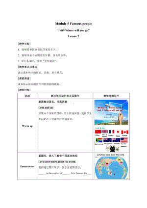 教科版（广州）六下Module 5 Travel abroad-Unit10 I can’t wait to see you-Fun with language-教案、教学设计--(配套课件编号：205e5).doc