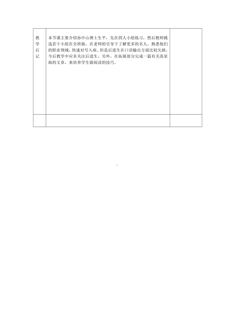 教科版（广州）六下Module 3 Famous people-Unit 5 Dr Sun Yatsen-Let's talk-教案、教学设计--(配套课件编号：00175).doc_第3页