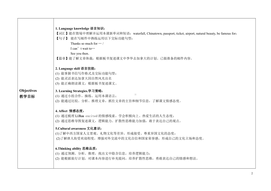 教科版（广州）六下Module 5 Travel abroad-Unit10 I can’t wait to see you-Let's read-教案、教学设计-公开课-(配套课件编号：e2004).docx_第2页