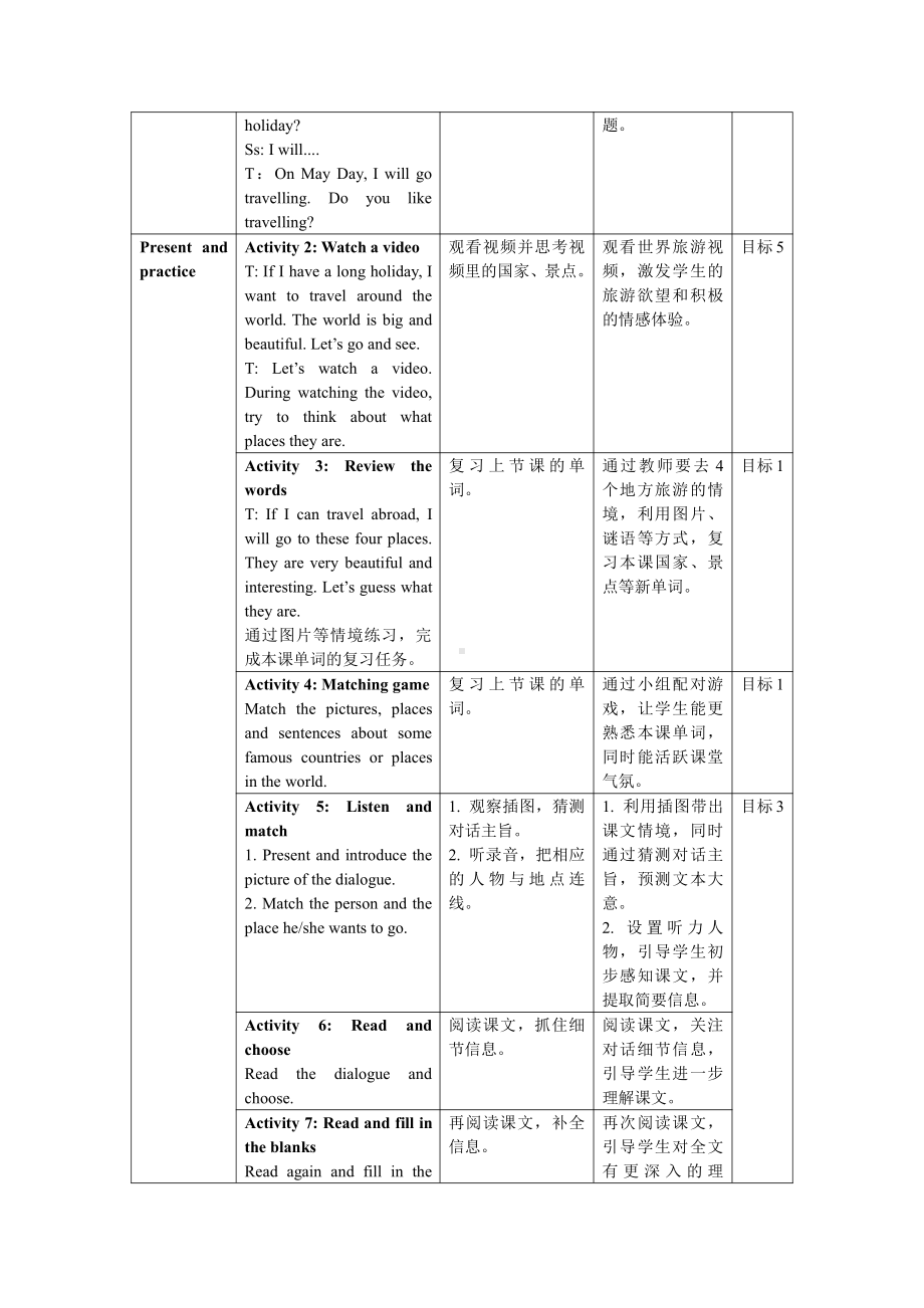 教科版（广州）六下Module 5 Travel abroad-Unit 9 Where will you go-Fun with language-教案、教学设计--(配套课件编号：b01ab).docx_第2页