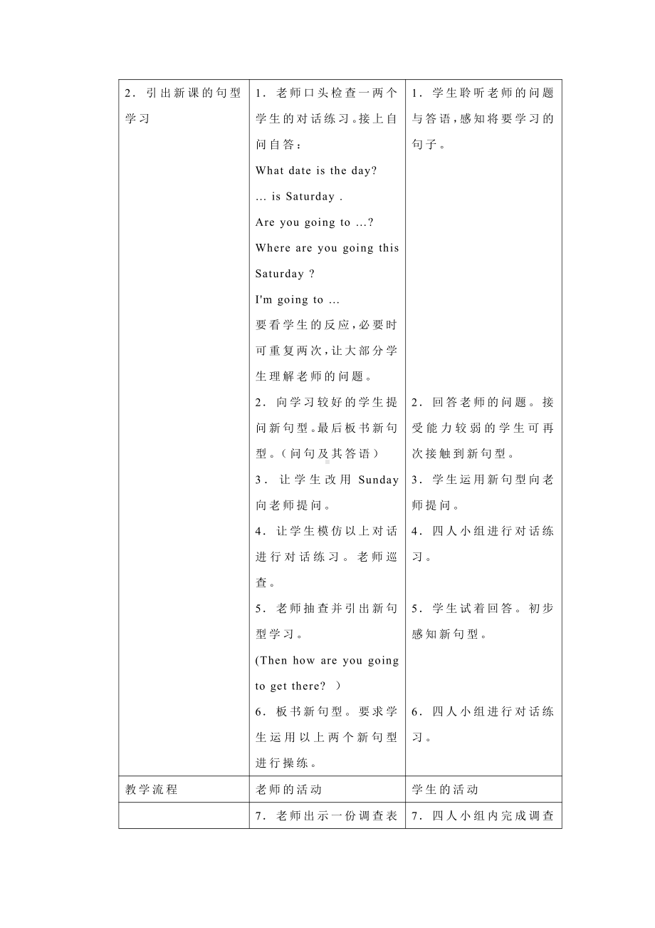 教科版（广州）六下Module 5 Travel abroad-Unit 9 Where will you go-教案、教学设计--(配套课件编号：64d35).doc_第3页