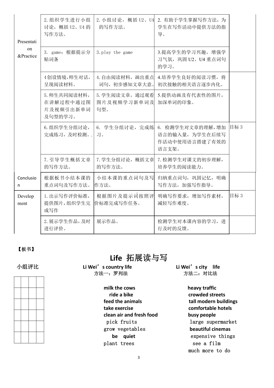 教科版（广州）六下Module 2 Animals-Unit 4 We can save the animals-Fun with language-教案、教学设计--(配套课件编号：001b6).doc_第3页