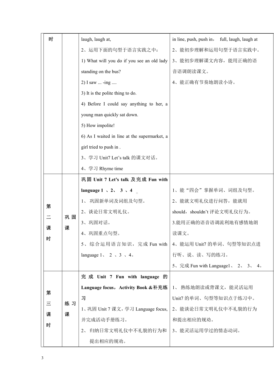 教科版（广州）六下Module 4 Good manners-Unit 8 The magic words-教案、教学设计--(配套课件编号：a6be3).docx_第3页