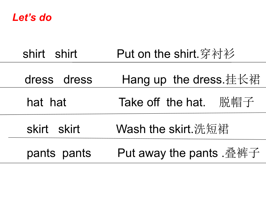 四年级英语下册课件-Unit 5 My clothes B Let's talk人教PEP版.ppt_第2页